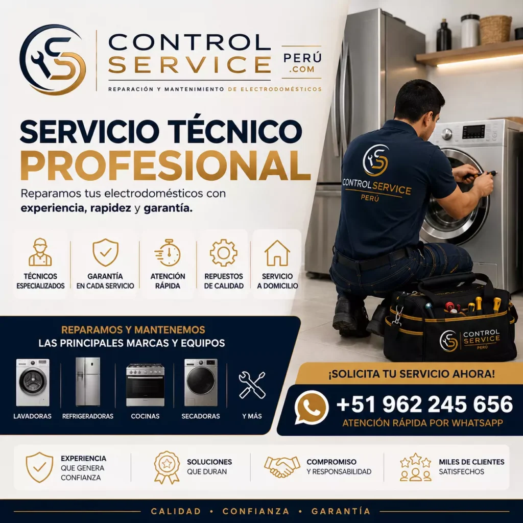Reparación y mantenimiento de electrodomésticos con experiencia y confianza