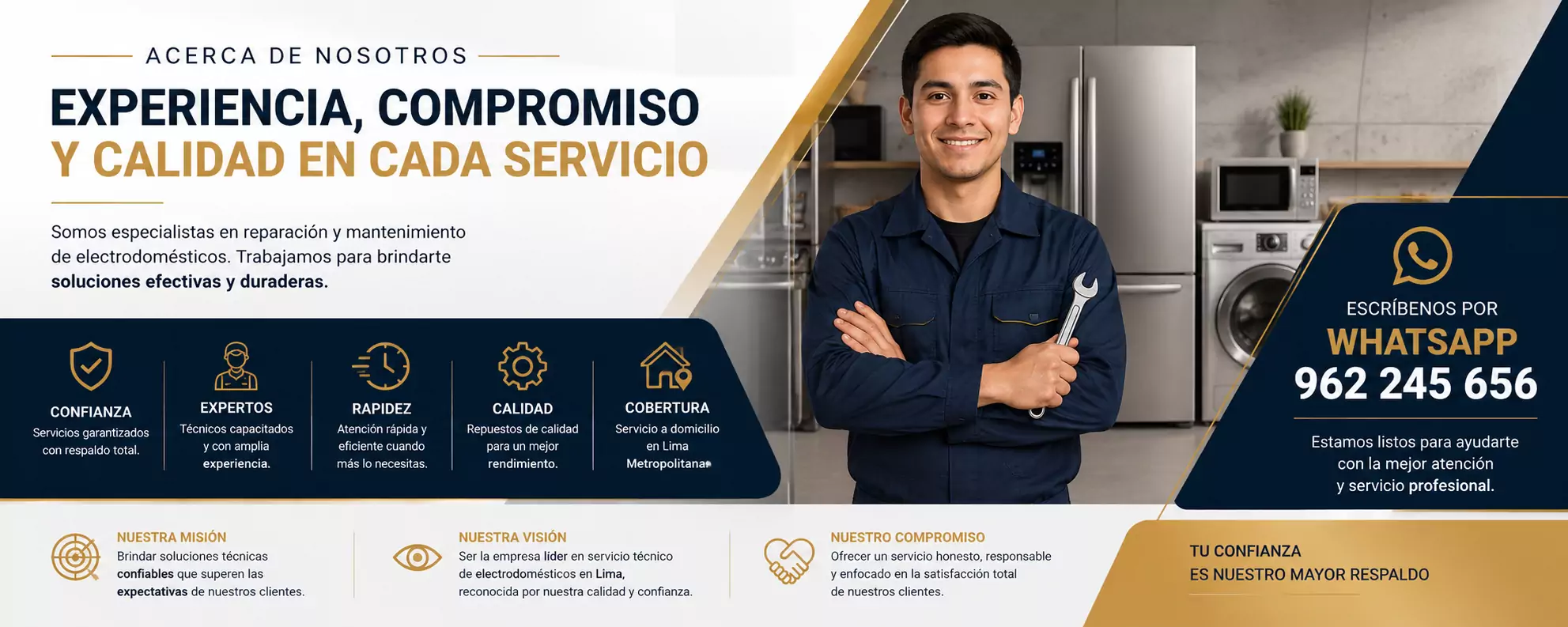 Técnicos especializados en reparación de electrodomésticos en Lima