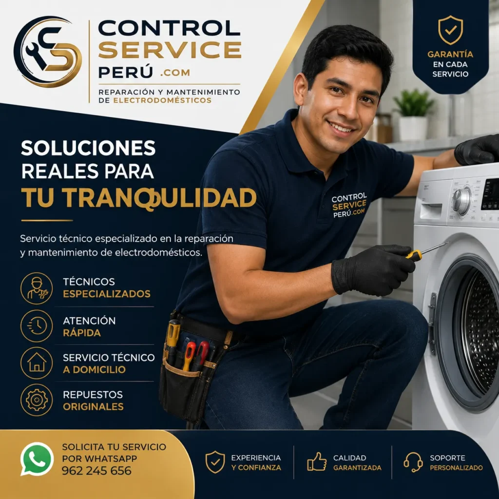 Servicio técnico profesional de electrodomésticos con técnico especializado