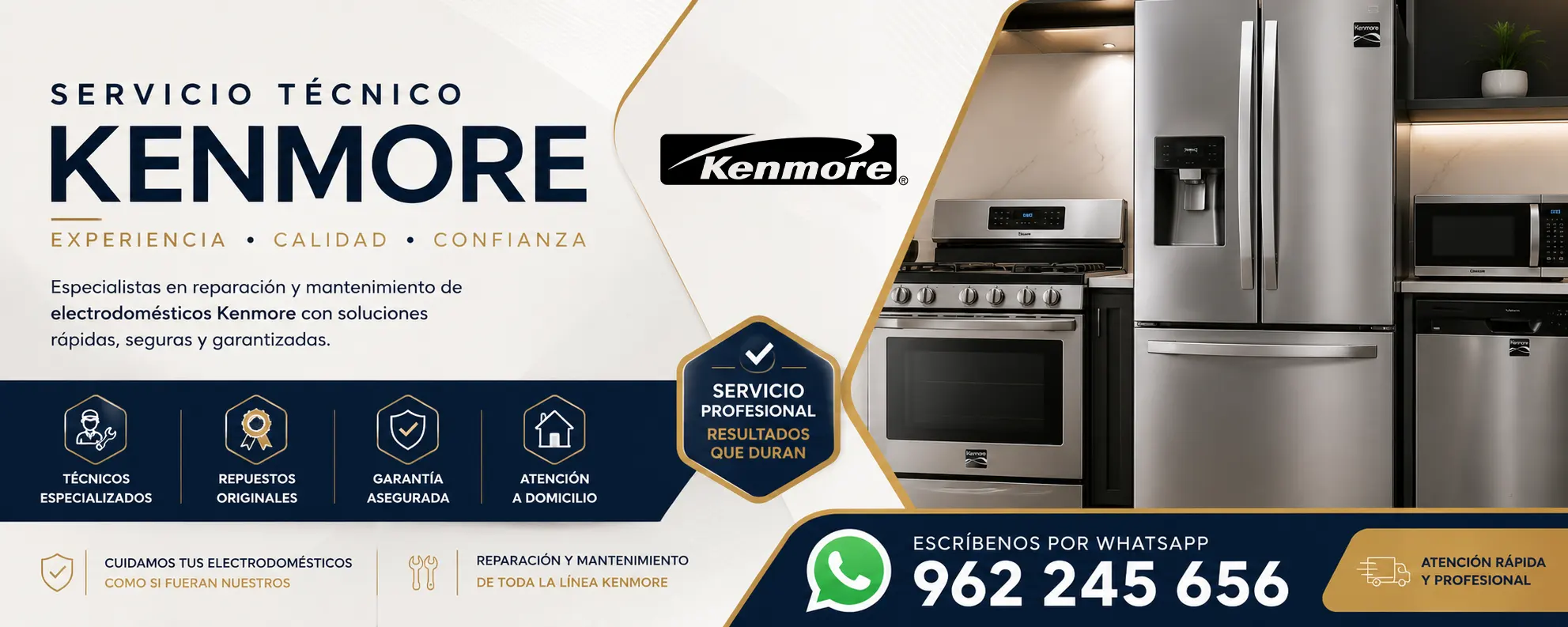 Técnicos especializados en electrodomésticos Kenmore