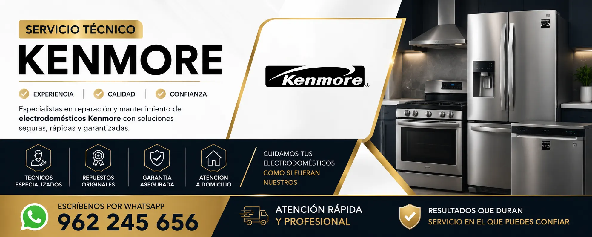 Servicio técnico de línea blanca Kenmore