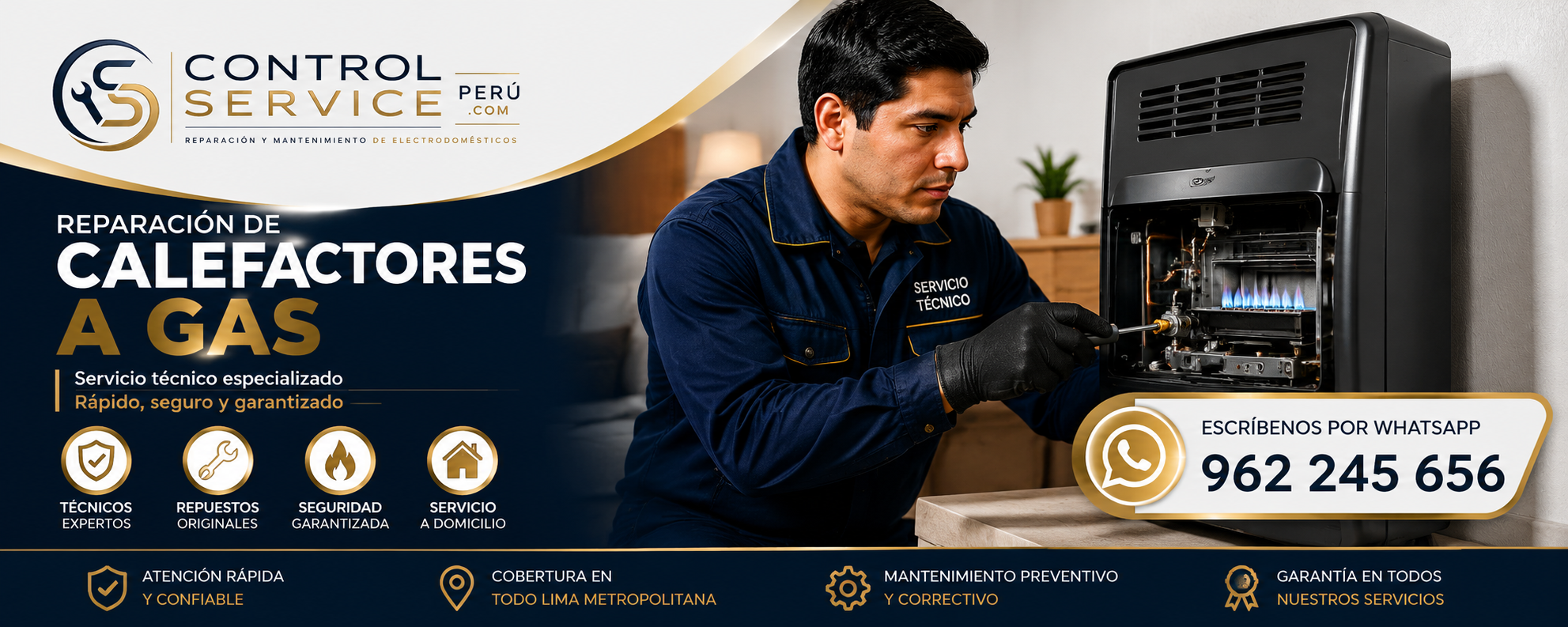 Servicio técnico especializado en calefactores a gas