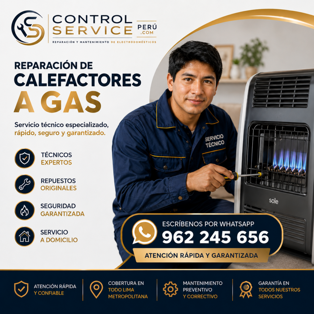 Reparación profesional de calefactor residencial