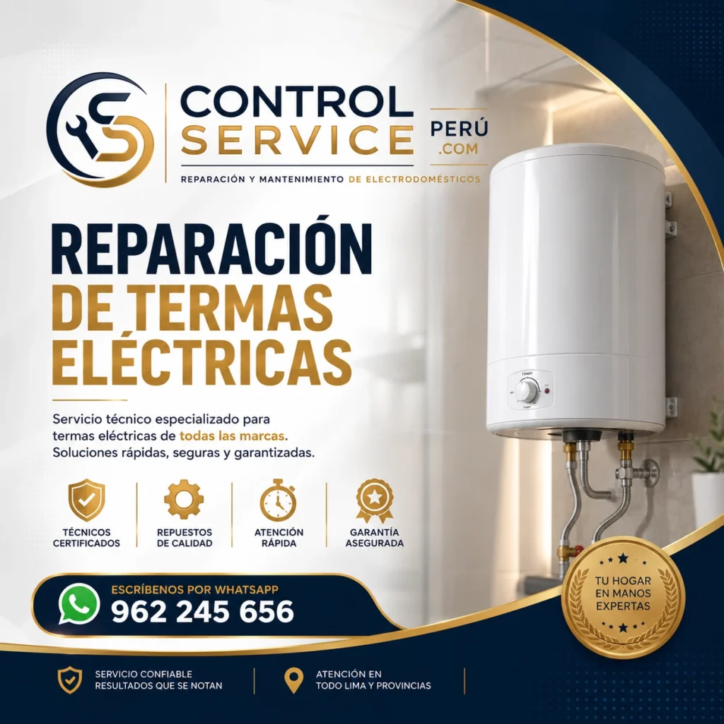 Mantenimiento preventivo de terma eléctrica residencial
