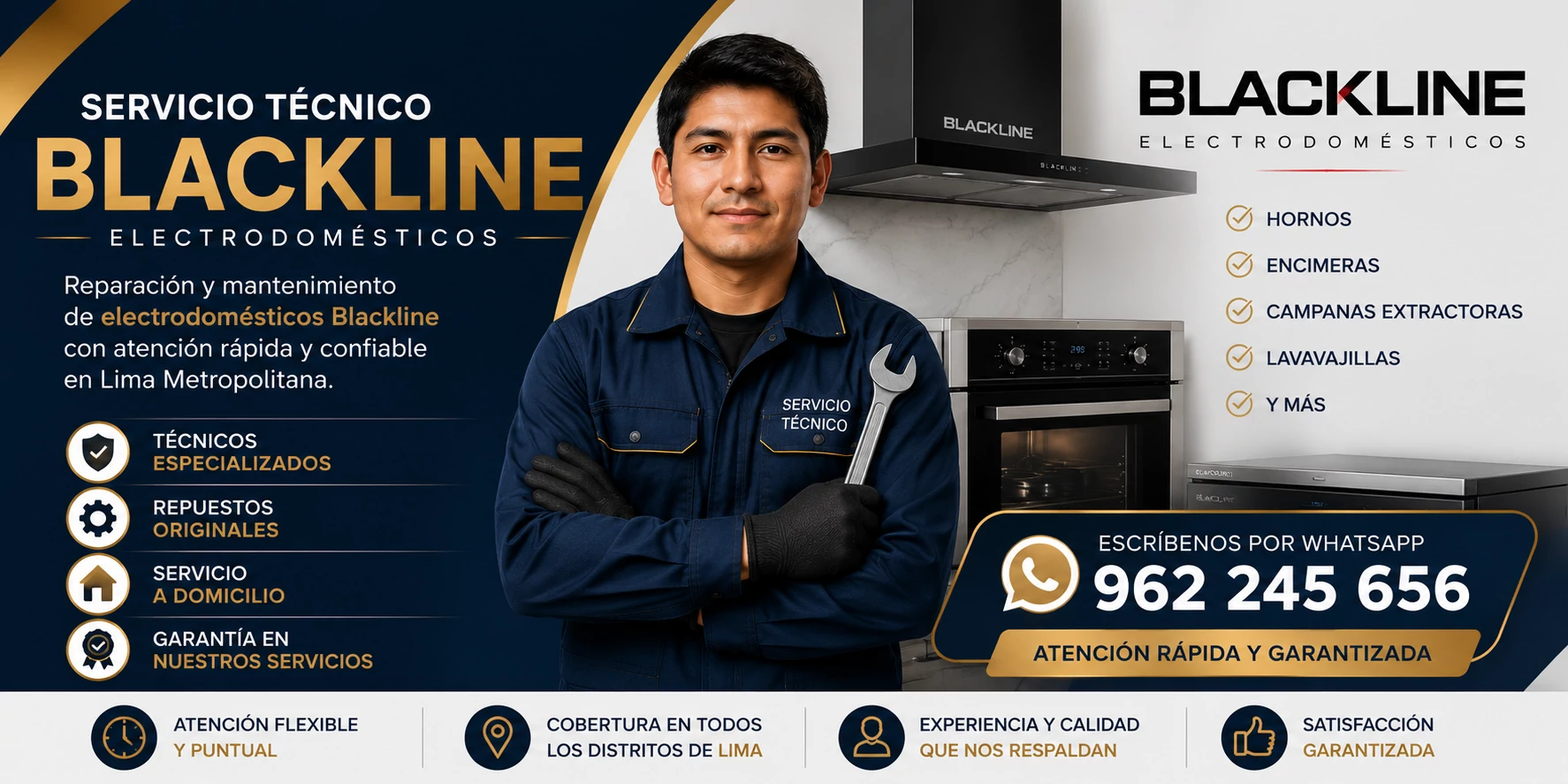 Técnico especializado en servicio técnico Blackline en Lima