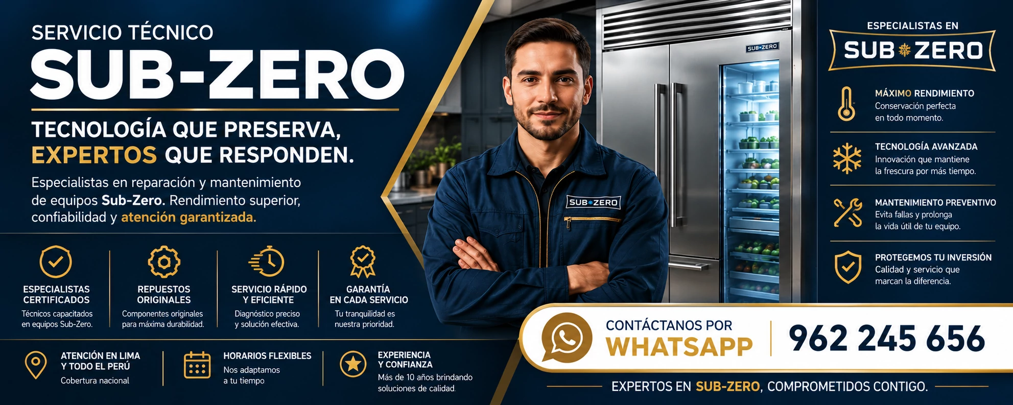 Servicio Técnico Sub-Zero Premium