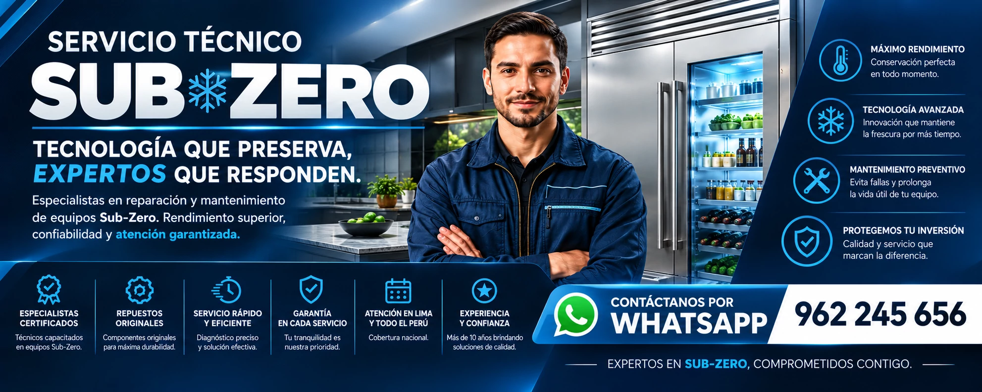 Servicio Técnico Sub-Zero Premium