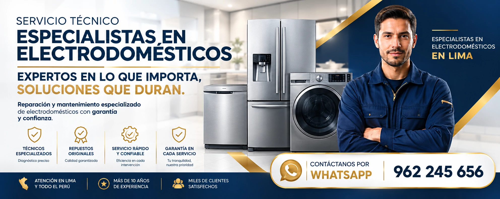 Servicio técnico de electrodomésticos en Lima frigidaire